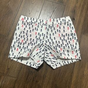 Women’s J. Crew Pineapple Print Chino Shorts - Size 8